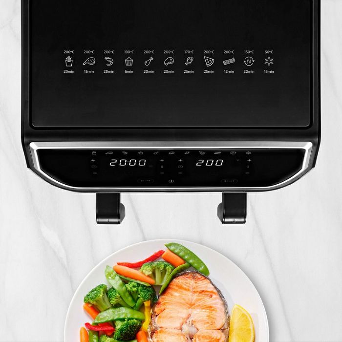 Ufesa Digital Dual Pan Air Fryer 9L Thunder 1700W