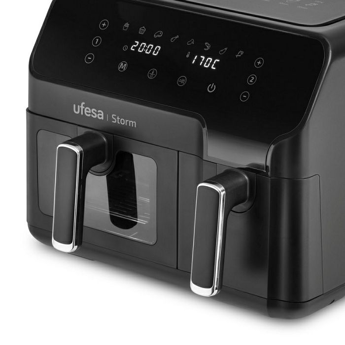 Ufesa Dual Pan Digital Air Fryer 5.5L + 3.5L Storm 2700W