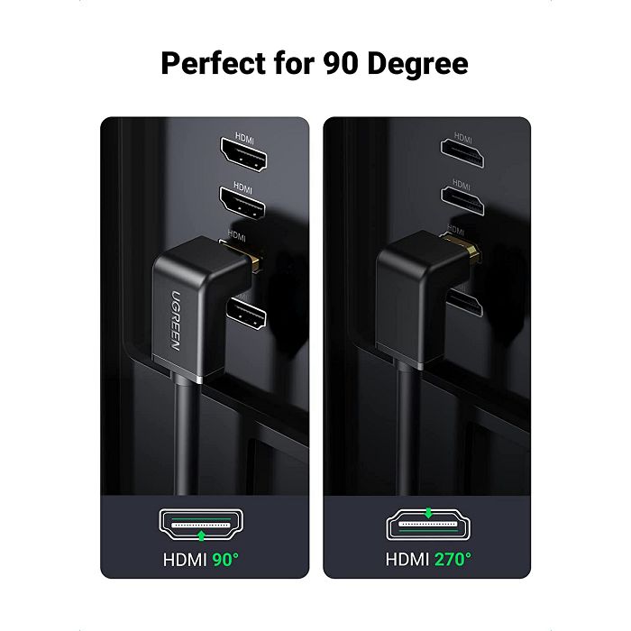 Ugreen angled HDMI cable 4K - 1M