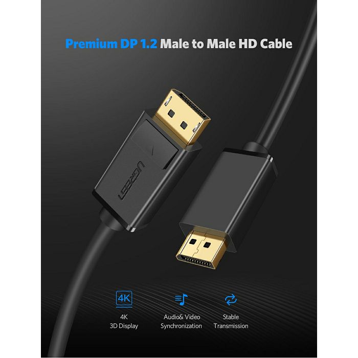 Ugreen DisplayPort 1.2 cable 1.5M - polybag