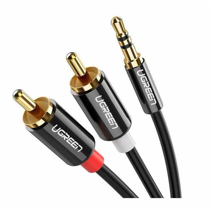 Ugreen 3.5mm Male to 2RCA Male Audio Cable 2M - 10584