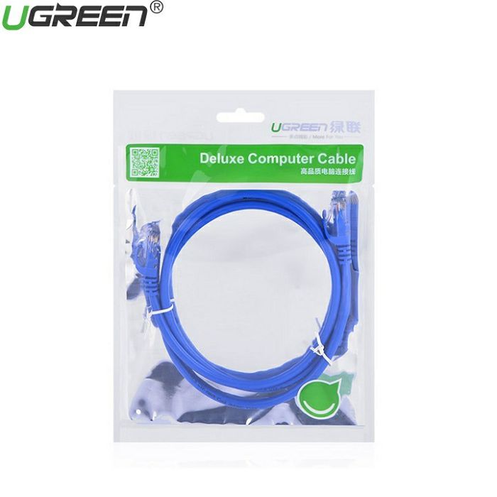 UGREEN Cat 6 UTP Lan cable 2m blue - polybag