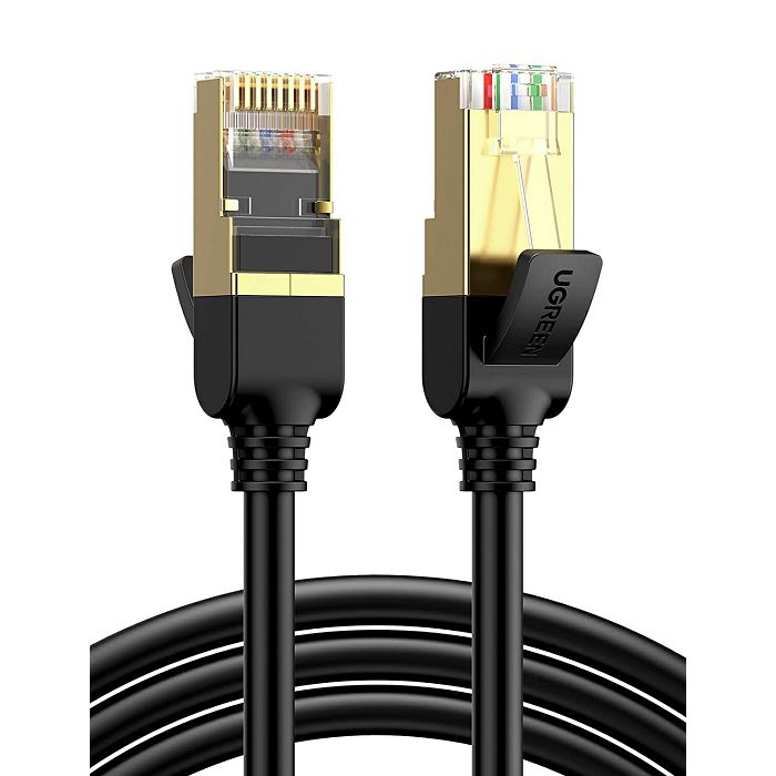 Ugreen Cat7 RJ45 gigabit network cable 10 Gbps, 600 Mhz/s 1m