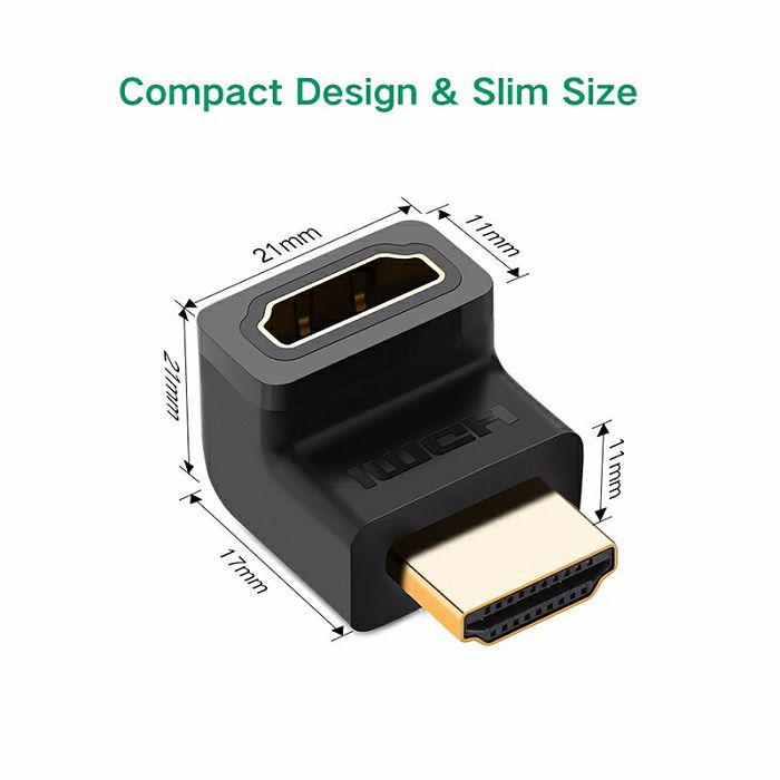 Ugreen HDMI M to Z Angle adapter - polybag