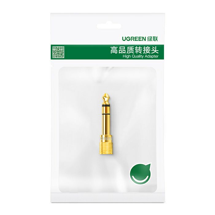UGREEN 6.5mm Male to 3.5mm female audio adapter - polybag