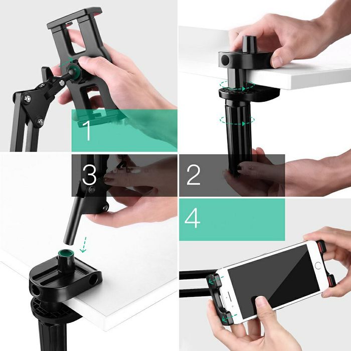 Ugreen desktop holder with folding arm for phone, tablet - 50394