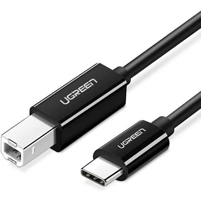 Heated USB-C (M) 2.0 to USB-B (M) 2m printer cable