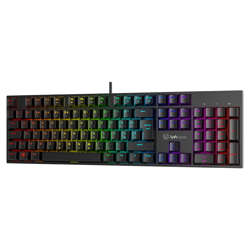 UVI GREED V2 BROWN Switch RGB mehanička tipkovnica, UK raspored tipki (SLO/CRO) - 312