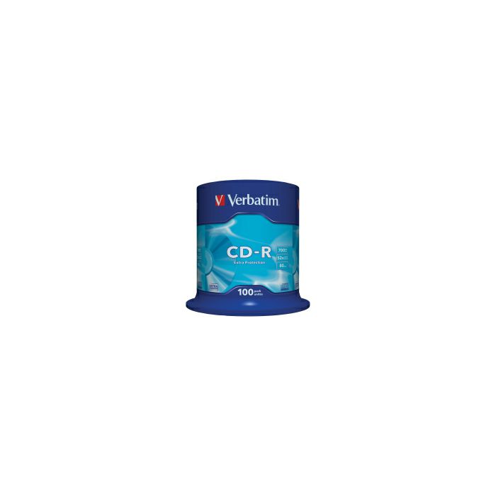 CD-R Verbatim 700MB 52× DataLife 100 pack spindle EP