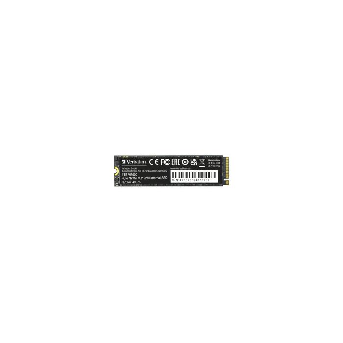 Verbatim Vi3000 2TB SSD M.2 NVMe PCIe Gen3x4, R/W: 3100/2200MB/s