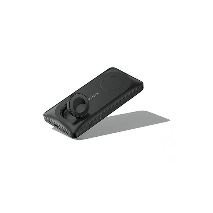 VEGER 3-in-1 portable battery MagMulti 10000 mAh, black.