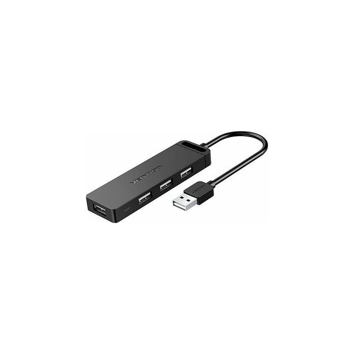 Vention USB 2.0 Hub 4-Port 0.15M Black