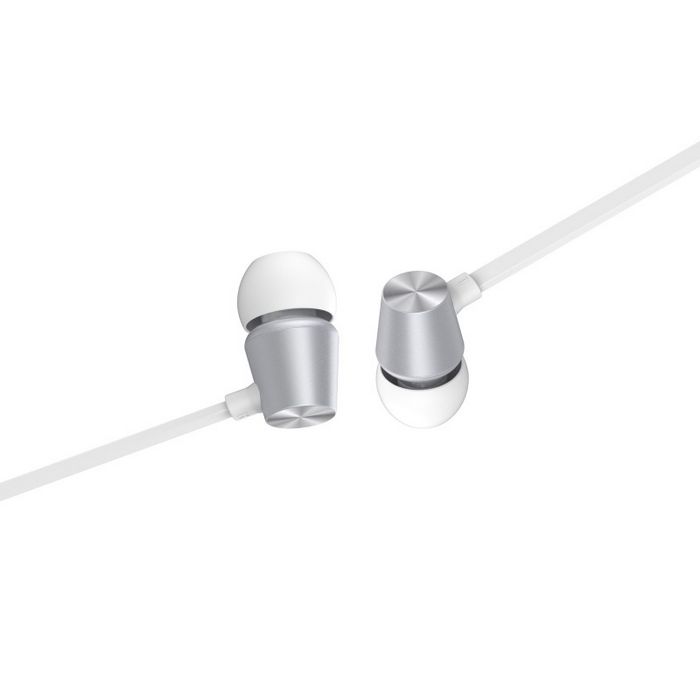 SWISSTEN slušalice + mikrofon, In-ear, metalne, srebrno/bijele DYNAMIC YS500