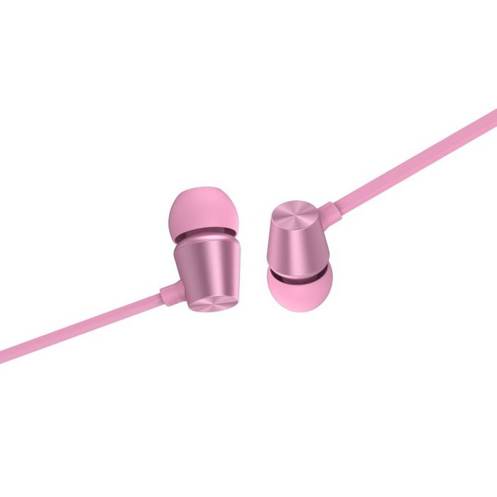 SWISSTEN slušalice + mikrofon, In-ear, metalne, roze/zlatne DYNAMIC YS500