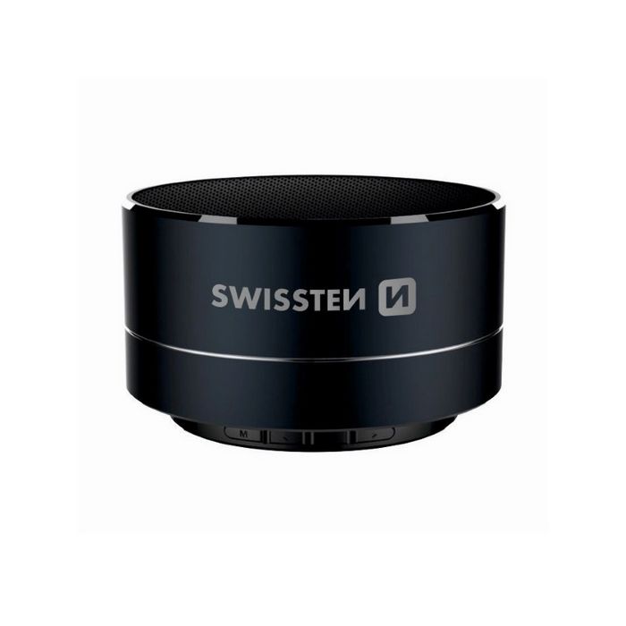 SWISSTEN zvučnik Bluetooth, FM, 3W, microSD, crni i-METAL