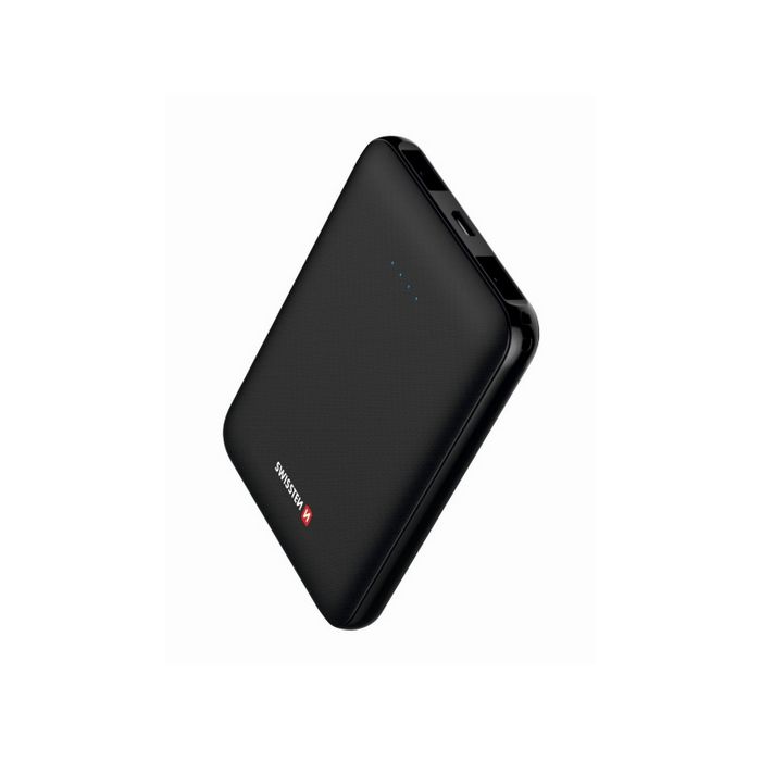 Dodatna baterija - Power Bank SWISSTEN WORKS 5000mAh, 2*USB, crni EOL