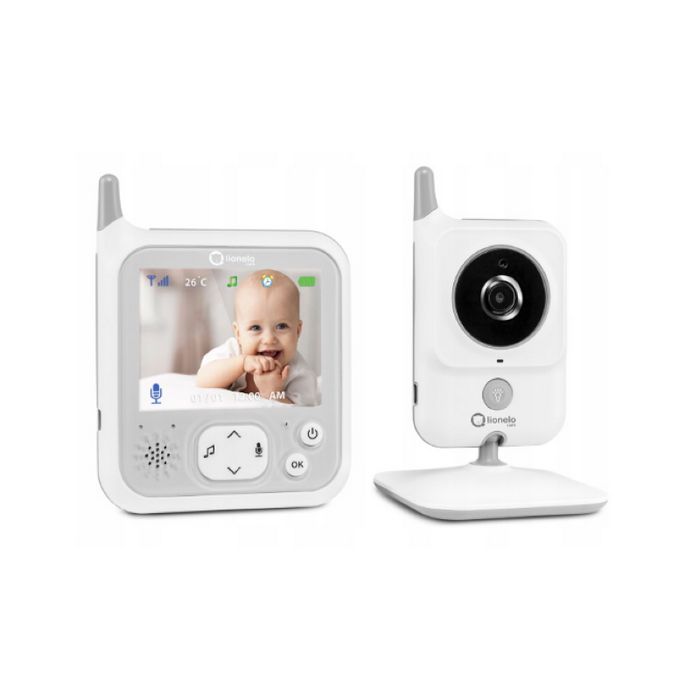 Lionelo dječji video monitor BabyLine 7.1, senzor temp, 8 uspavanki, do 260m