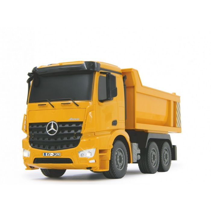 Jamara kamion na daljinsko upravljanje, kiper Mercedes Arocs, žuti 1:26