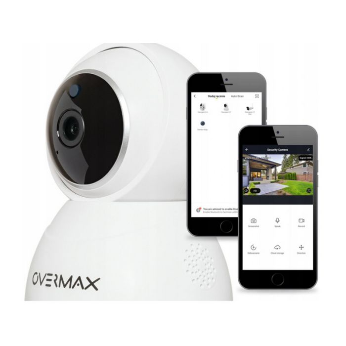 Overmax nadzorna kamera, unutarnja, WiFi, aplikacija, CamSpot 3.7 bijela