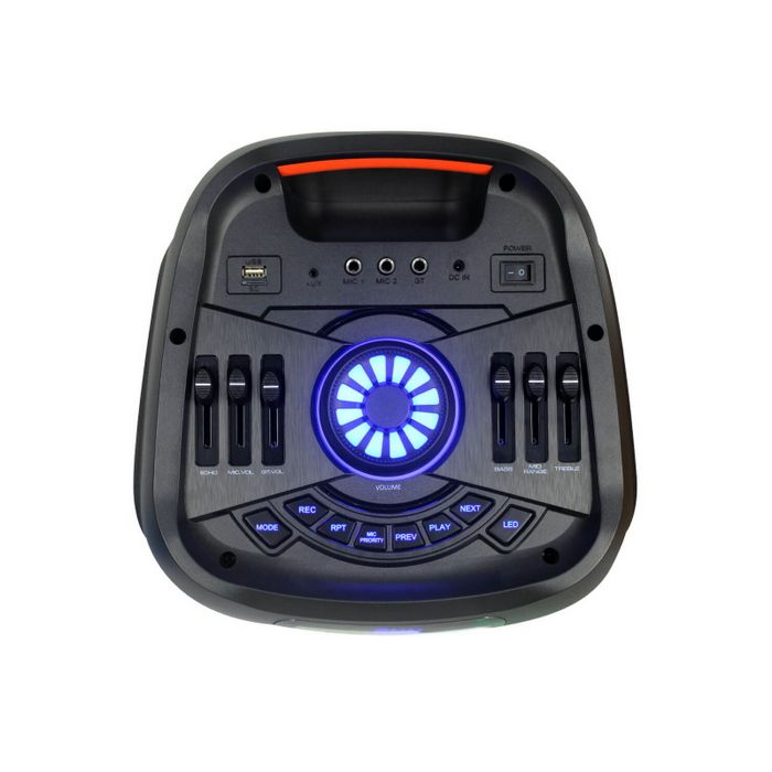 MANTA karaoke, 120W, FM, BT, disco ef, baterija, daljin, bež. mikrof SPK5310PRO