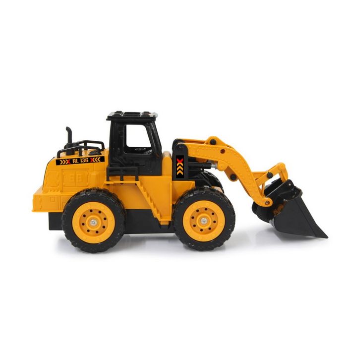 Jamara bager na daljinsko upravljanje Wheel Loader RL136, žuti 1:36