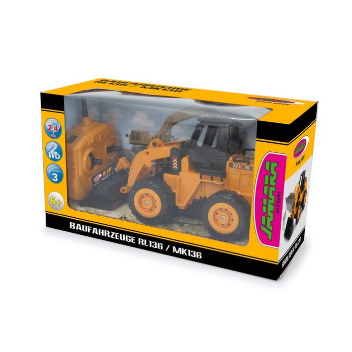 Jamara bager na daljinsko upravljanje Wheel Loader RL136, žuti 1:36