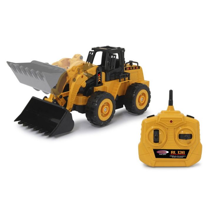 Jamara bager na daljinsko upravljanje Wheel Loader RL136, žuti 1:36