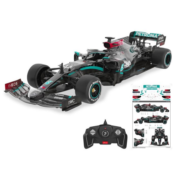 Jamara auto na daljinsko upravljanje Mercedes-AMG F1 W11 EQ Performan, crni 1:18