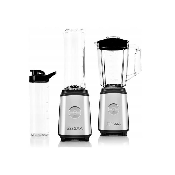 ZEEGMA blender Vitamine, 1050W, čaša 1L, 2x sportska boca 0,6L, mlinac za kavu