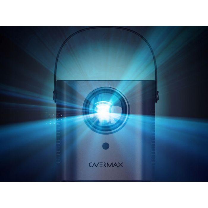 Overmax projektor Multipic 3.6, LED, 150", 3500lm, HD 720p, daljinski, srebrni