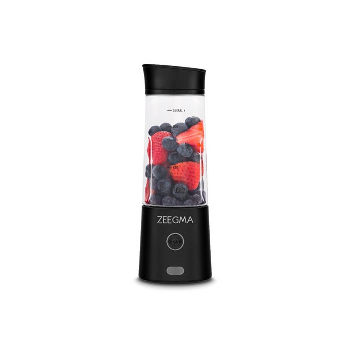 ZEEGMA blender sa ugrađenom baterijom, 300W, čaša 0.47L, crni VITAMINE GO PLUS