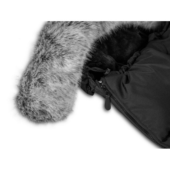 Lionelo zimska veća za kolica, FRODE, vodonepropusna, univerzalna veličina, crna