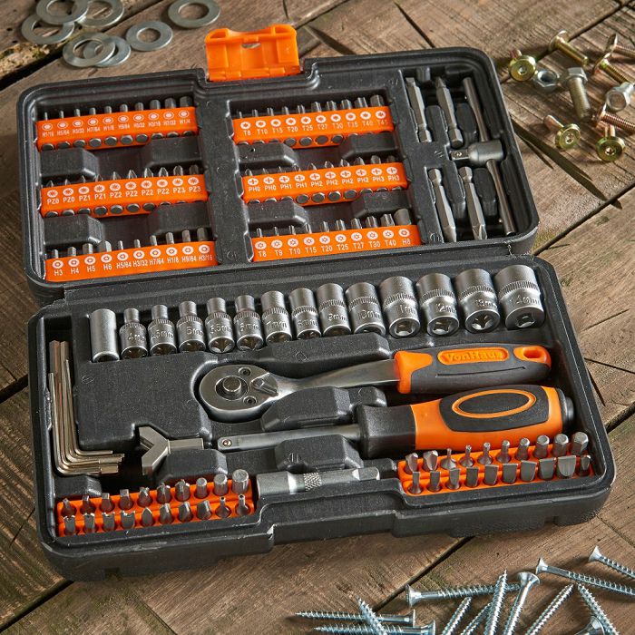 VonHaus 130 partial set of socket wrenches