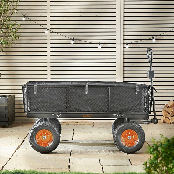 VonHaus garden cart, mesh