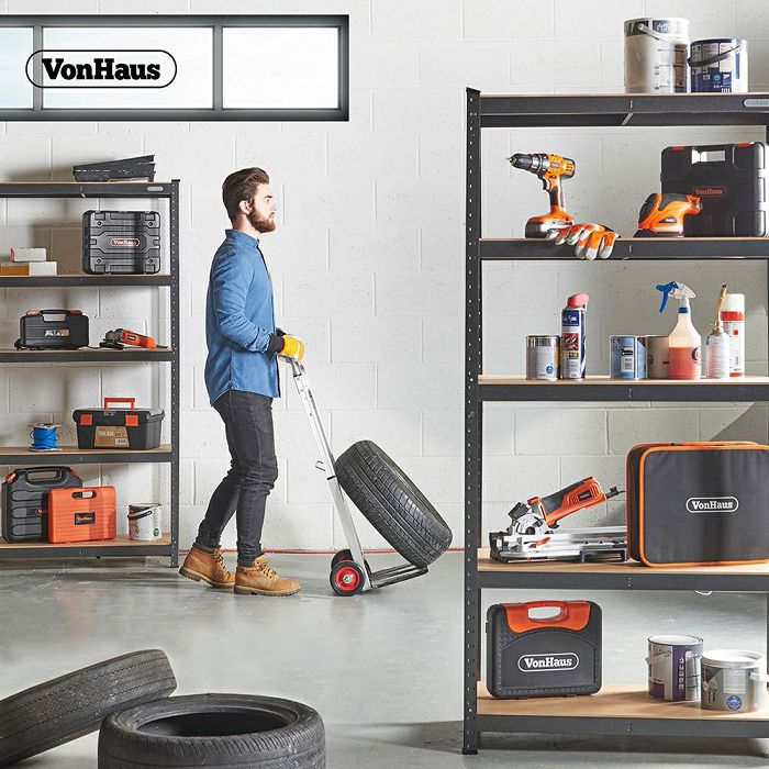 VonHaus 1.8m 5 shelf rack HAMMERITE