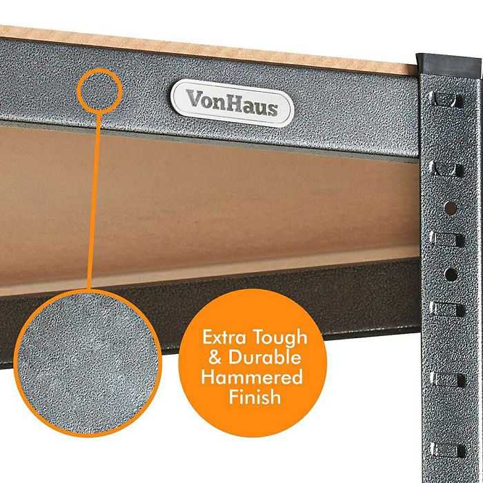 VonHaus corner shelf with 5 shelves