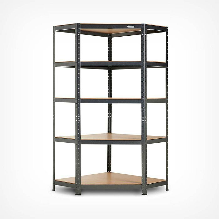 VonHaus corner shelf with 5 shelves