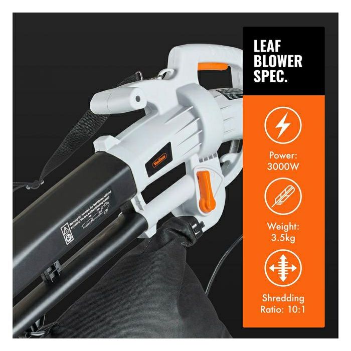 VonHaus 3in1 electric blower, leaf vacuum cleaner and mulcher 35L