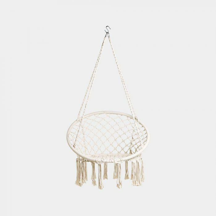 Vonhaus hanging garden chair made of rope