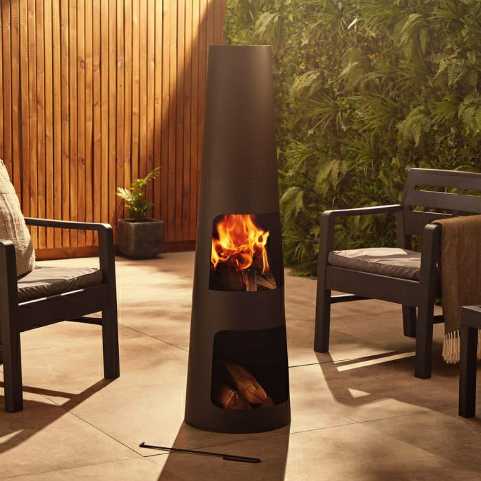 VonHaus garden fireplace