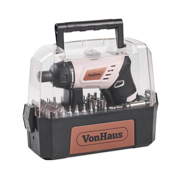 Vonhaus cordless screwdriver 50-piece set