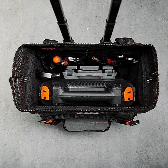 VonHaus tool bag on wheels