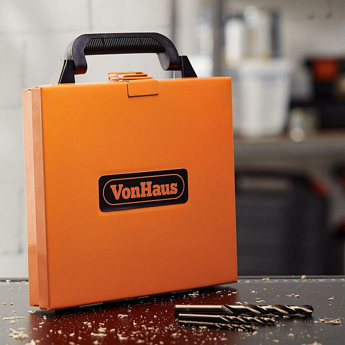 VonHaus 99 partial set of cobalt drills