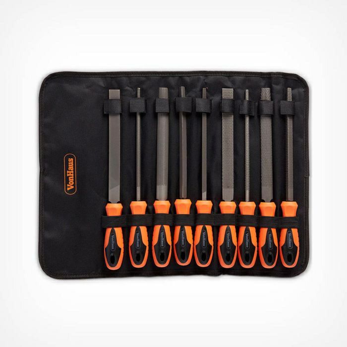 VonHaus 9-piece file and rasp set