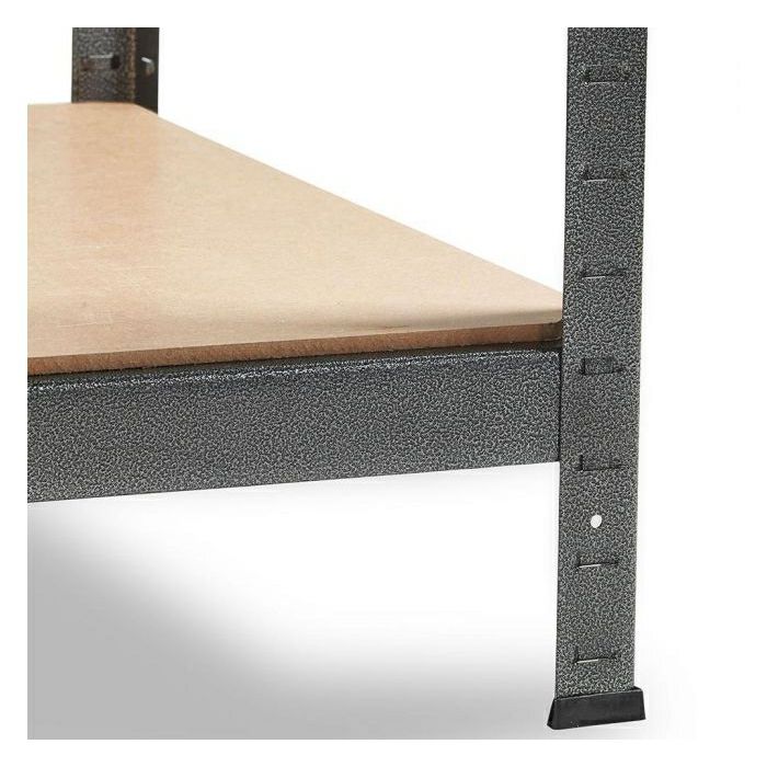 Vonhaus 1.2m screwless work table and shelving HAMMERITE