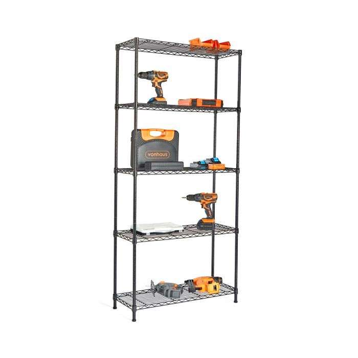 VonHaus 5-Tier Wire Shelving