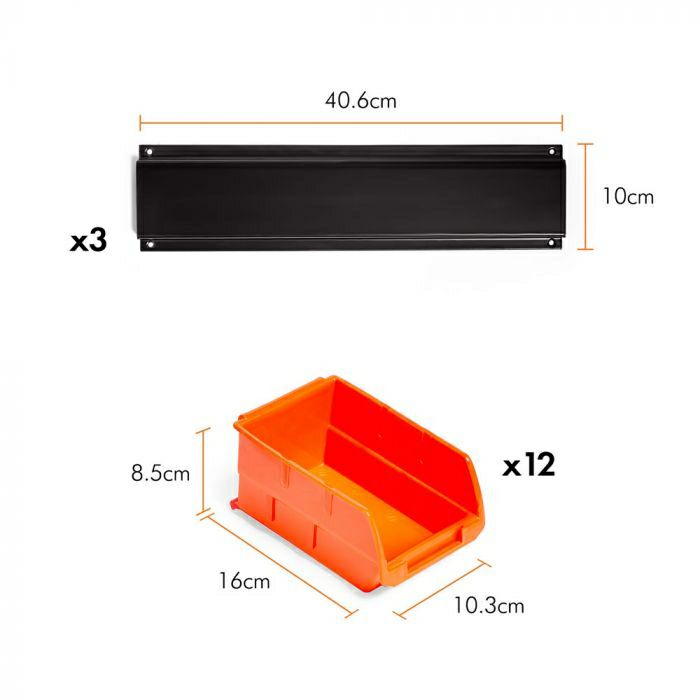 VonHaus wall organizer 15 parts