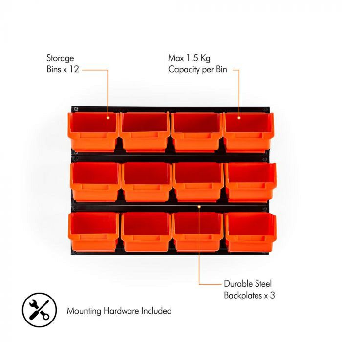 VonHaus wall organizer 15 parts