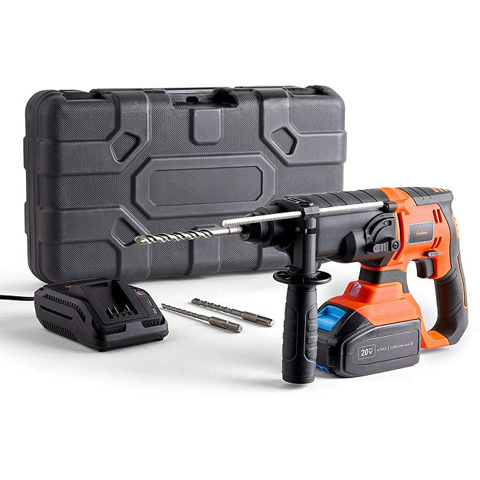 VonHaus cordless hammer drill SDS Plus + 20V D-Series battery 4.0Ah 3500148