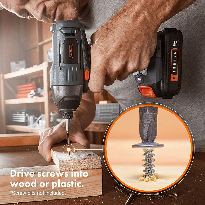 VonHaus E-Series cordless impact screwdriver 18V